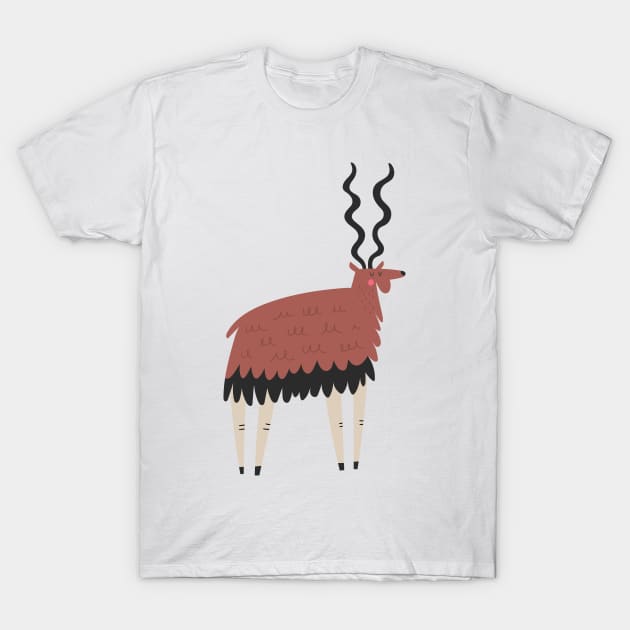 Abstract Antelope T-Shirt by JunkyDotCom